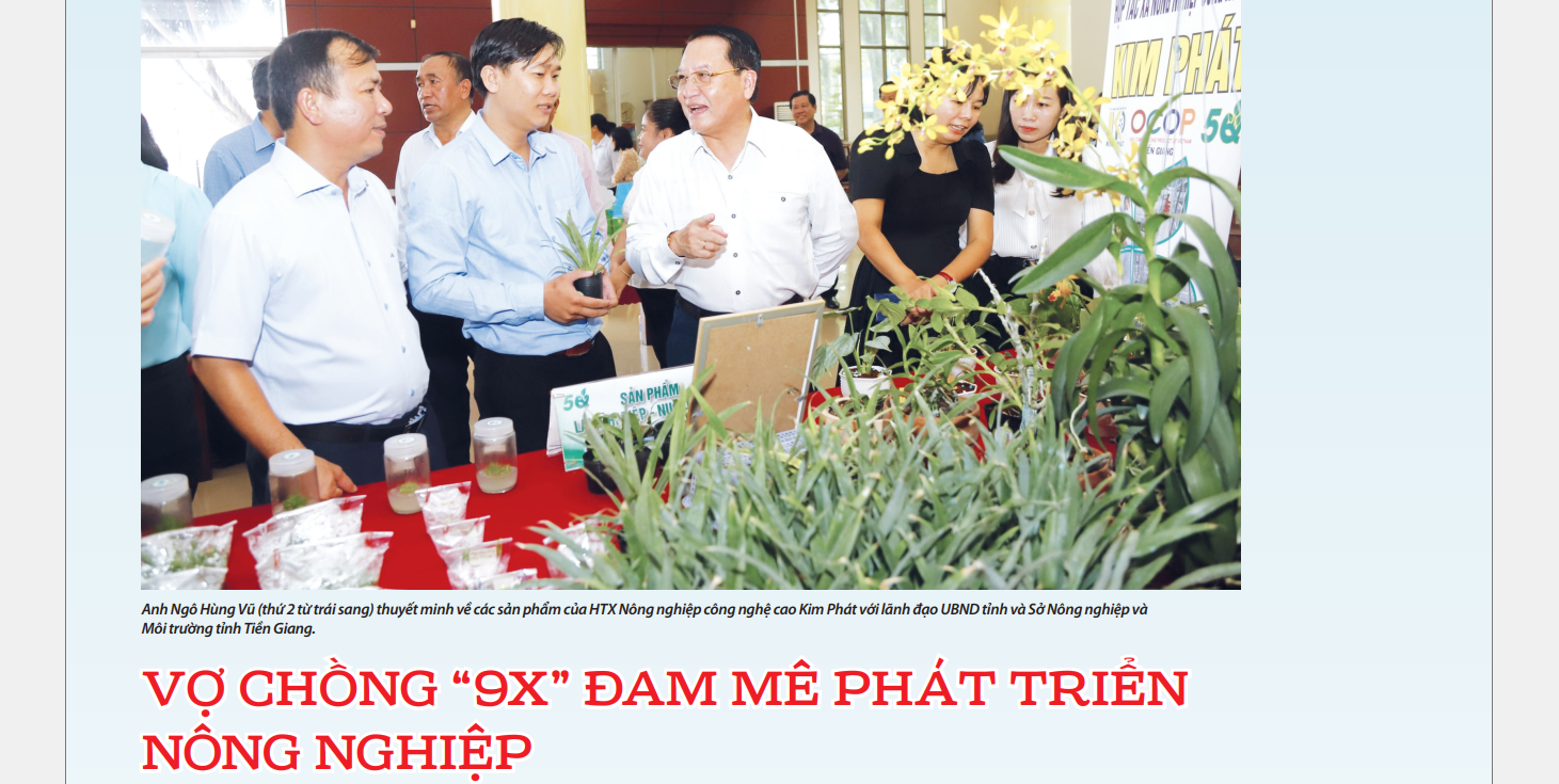 VỢ CHỒNG “9X” ĐAM MÊ PHÁT TRIỂN NÔNG NGHIỆP